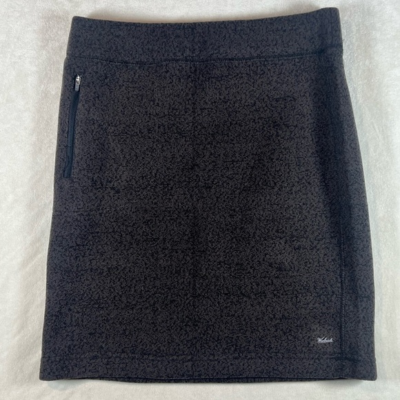 Woolrich Women’s Size Small Warm Comfy Lined Heather Brown Skirt Fall Winter - Picture 1 of 10